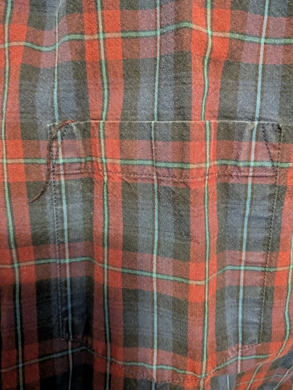 Trio (3) J.Crew Men's Small Plaid Button-Down Shirts